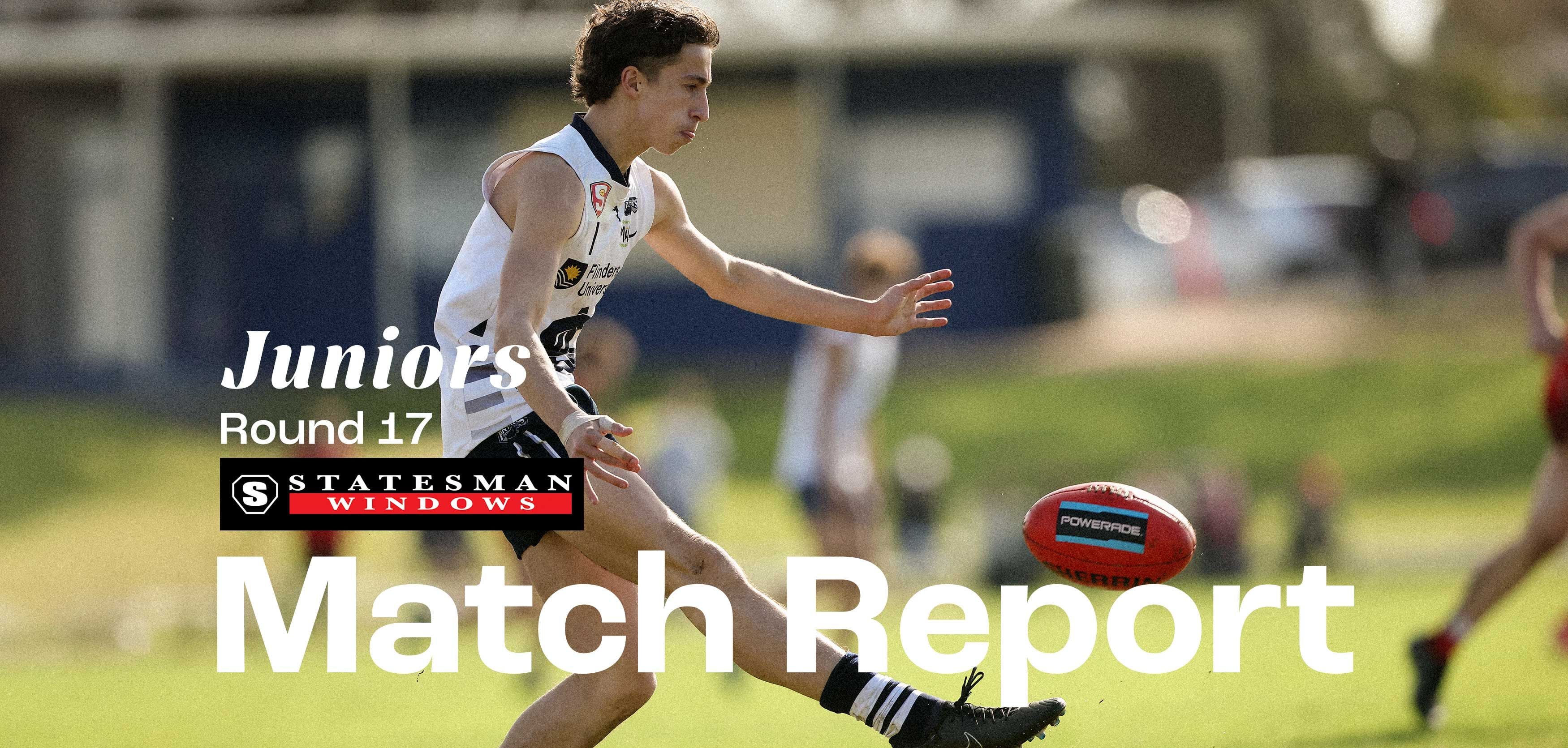 Statesman Windows Match Report: Juniors Round 17 v Redlegs Statesman Windows Match Report: Juniors Round 17 v Redlegs